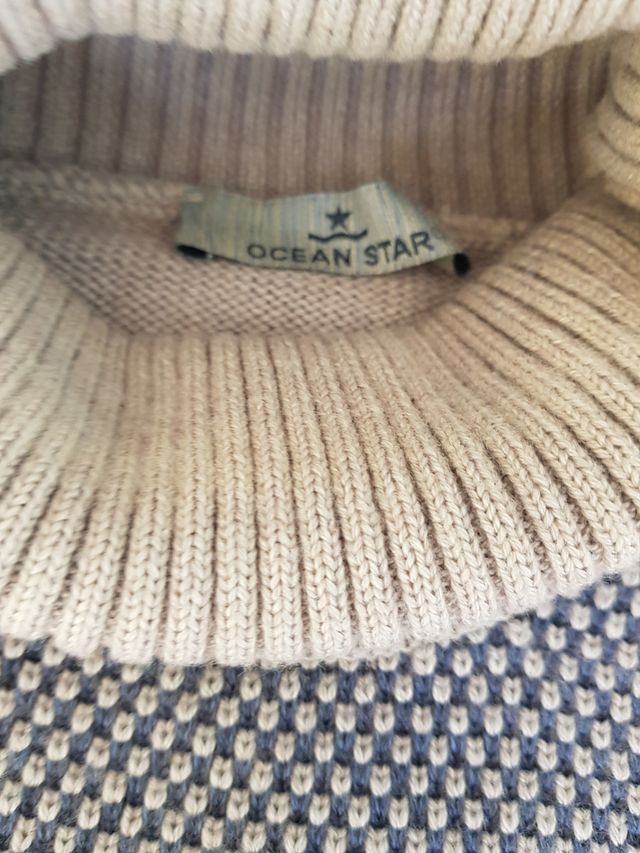 Pullover uomo Oceanstar in lana merino.