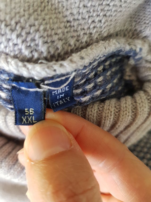 Pullover uomo Oceanstar in lana merino.