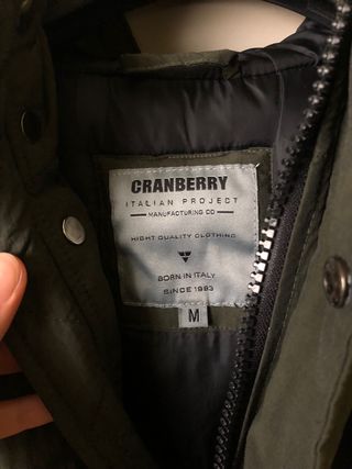 Giubbotto uomo Cranberry