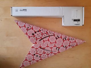LAMPARA IKEA ESTRELLA CON PIE 