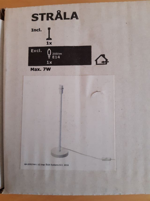 LAMPARA IKEA ESTRELLA CON PIE