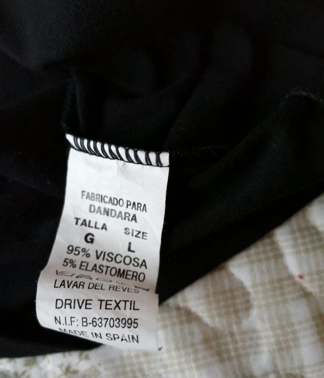 jersey/camiseta negro