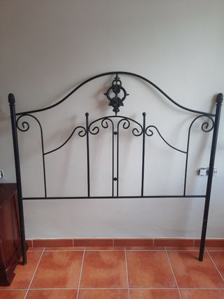 cabecero hierro forjado.