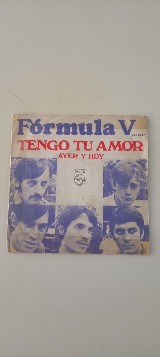 Disco vinilo Fórmula V, tengo tu amor 45 rpm