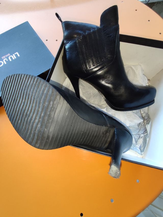 Liu Jo tronchetto pelle nera 