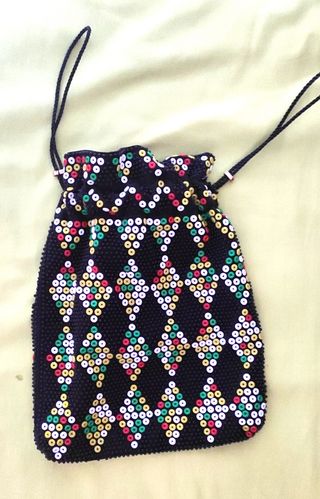 Bolso de cuentas vintage 