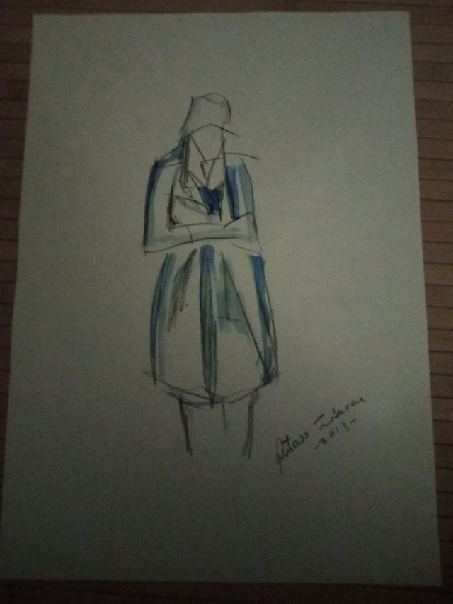 disegno di Donna su carta