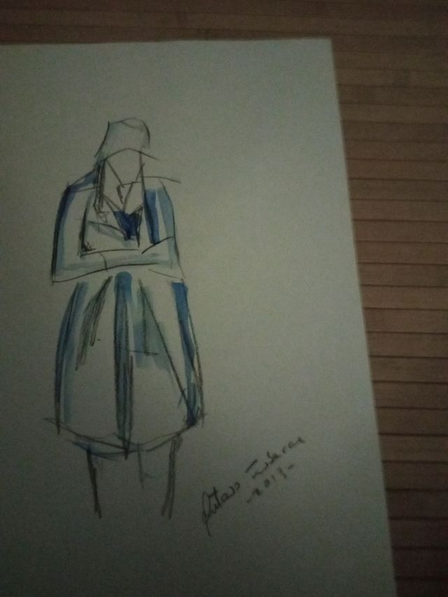 disegno di Donna su carta