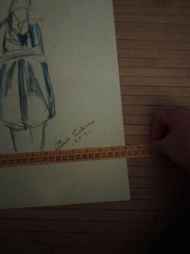 disegno di Donna su carta