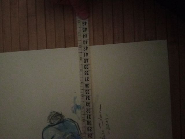 disegno donna su cartoncino leggero