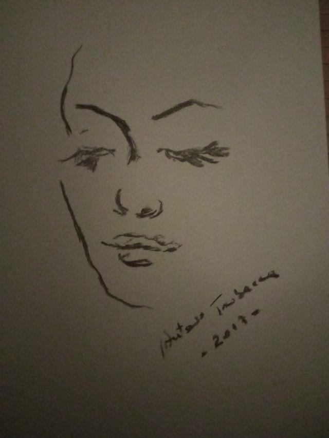 disegno volto di donna