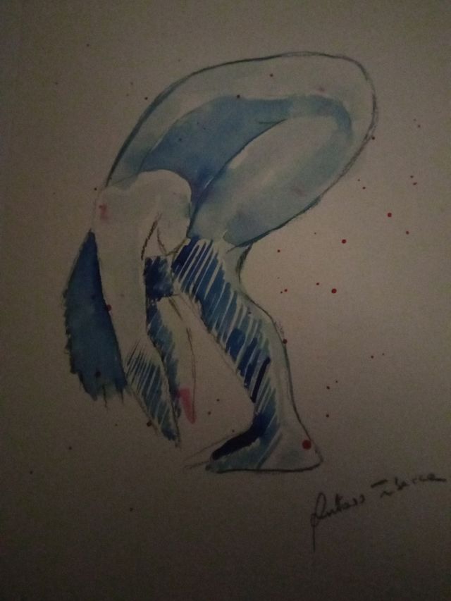 disegno a matita su cartoncino