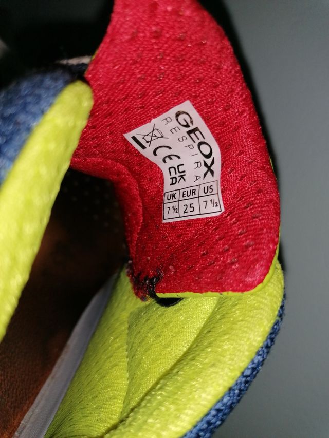 botines deportivas niño GEOX velcro