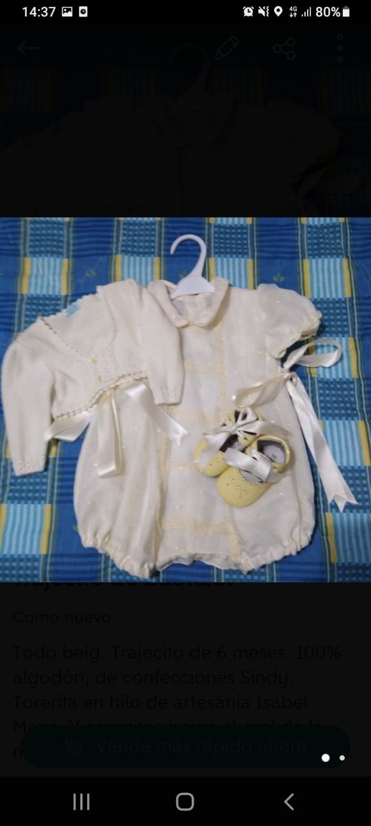 TRAJECITO BAUTIZO (bajado de precio)