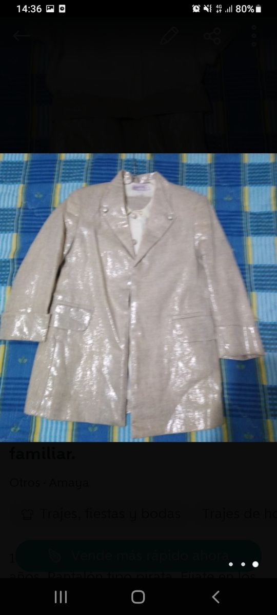 TRAJE FIESTA (bajado de precio)