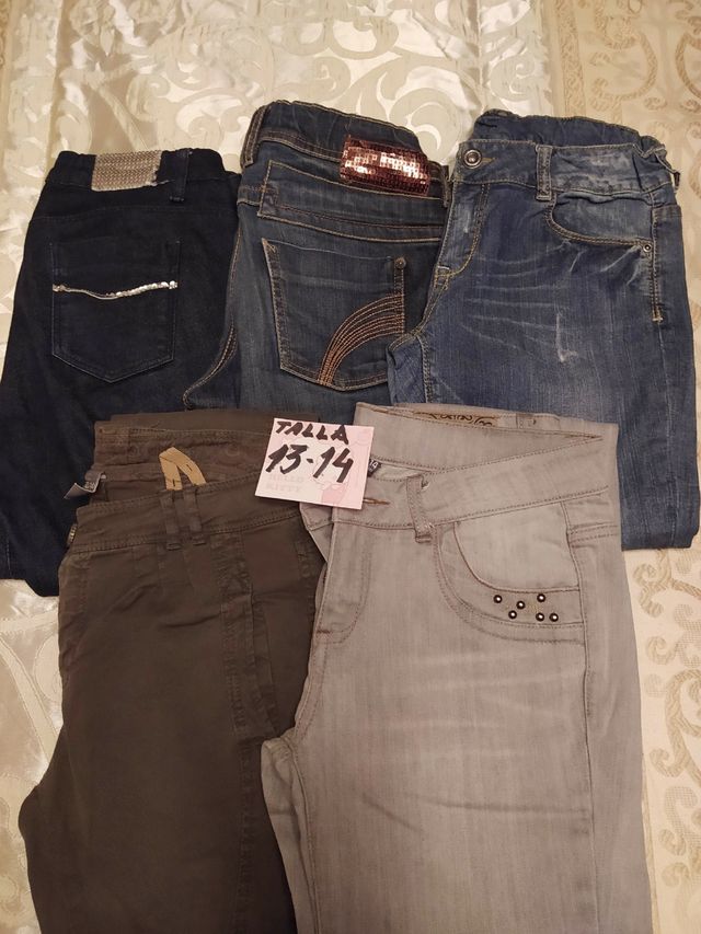 pantalones 3€ niña y chica