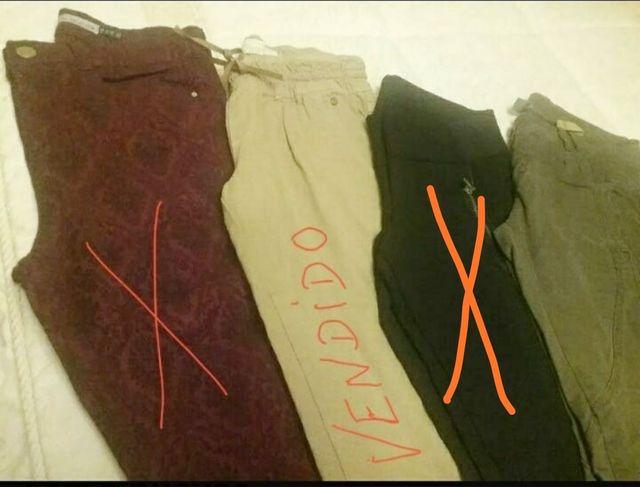 pantalones 3€ niña y chica