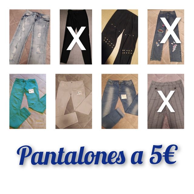 pantalones chica a 5€