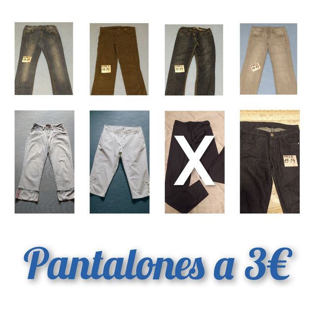 pantalones a 3€ chica
