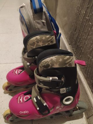 Patines y equipo de protección