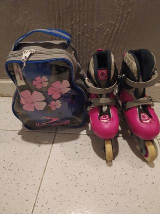 Patines y equipo de protección