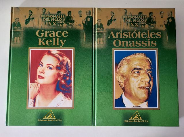 Lote 2 biografías Grace Kelly y Onassis