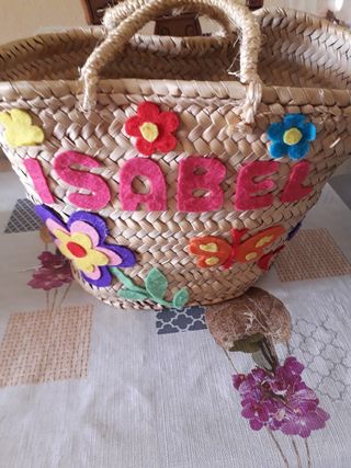 Bolso de esparto