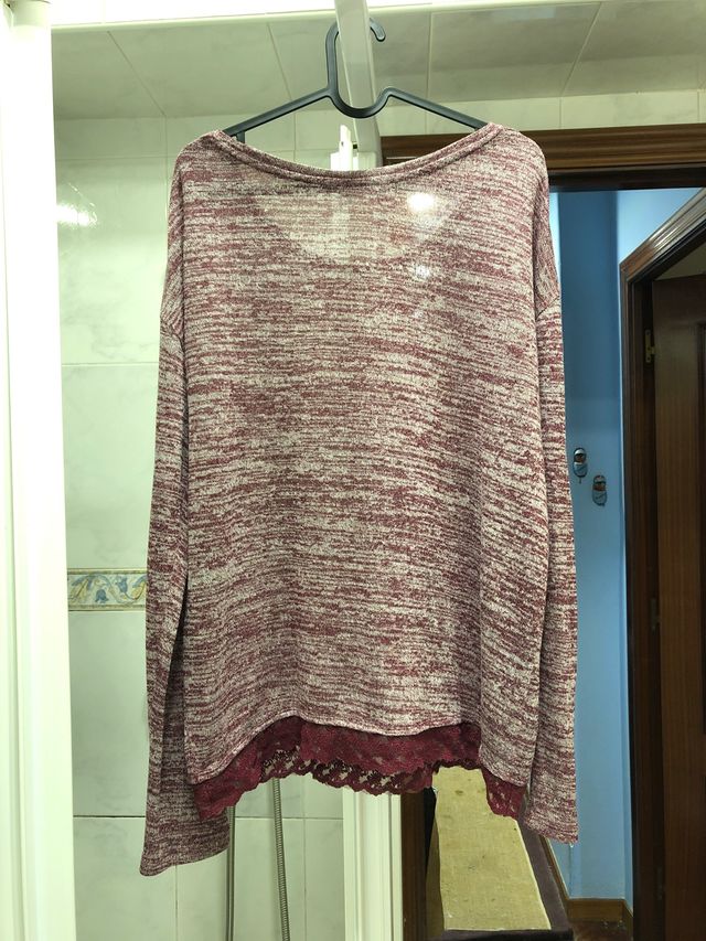 Camiseta mujer amplia Disponible también en azul