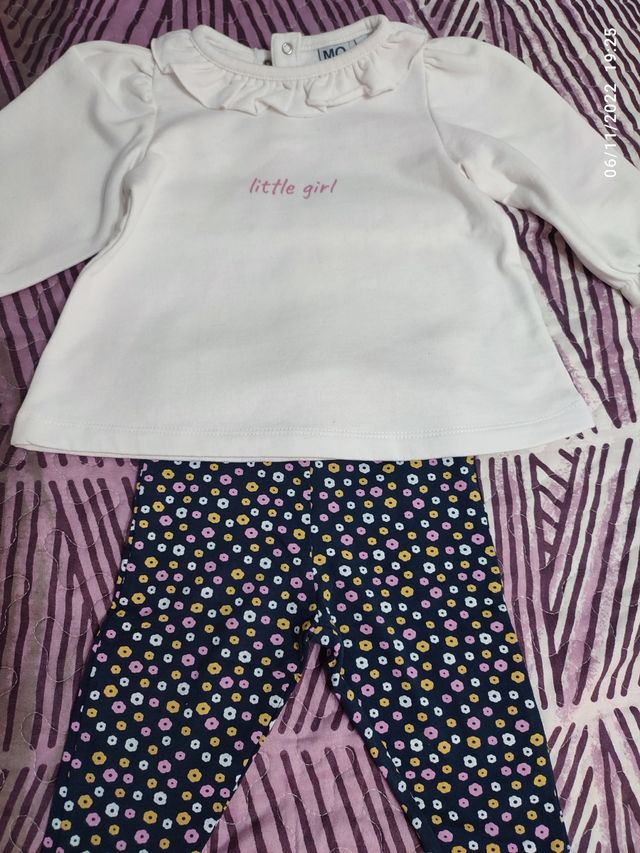 conjunto talla 9 a 12 meses 