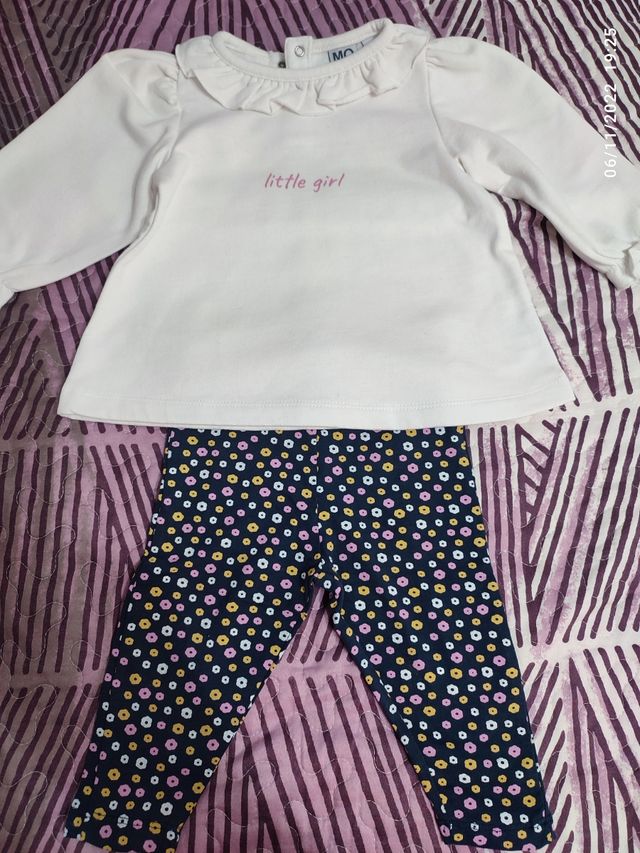 conjunto talla 9 a 12 meses 