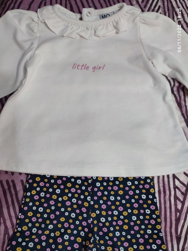 conjunto talla 9 a 12 meses 
