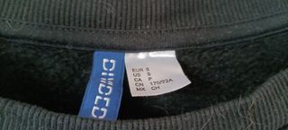 Sudadera negra unisex Streetstyle H&M