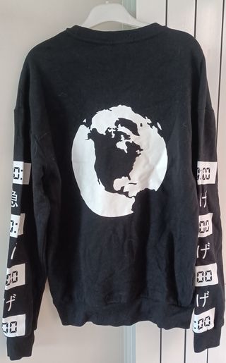 Sudadera negra unisex Streetstyle H&M
