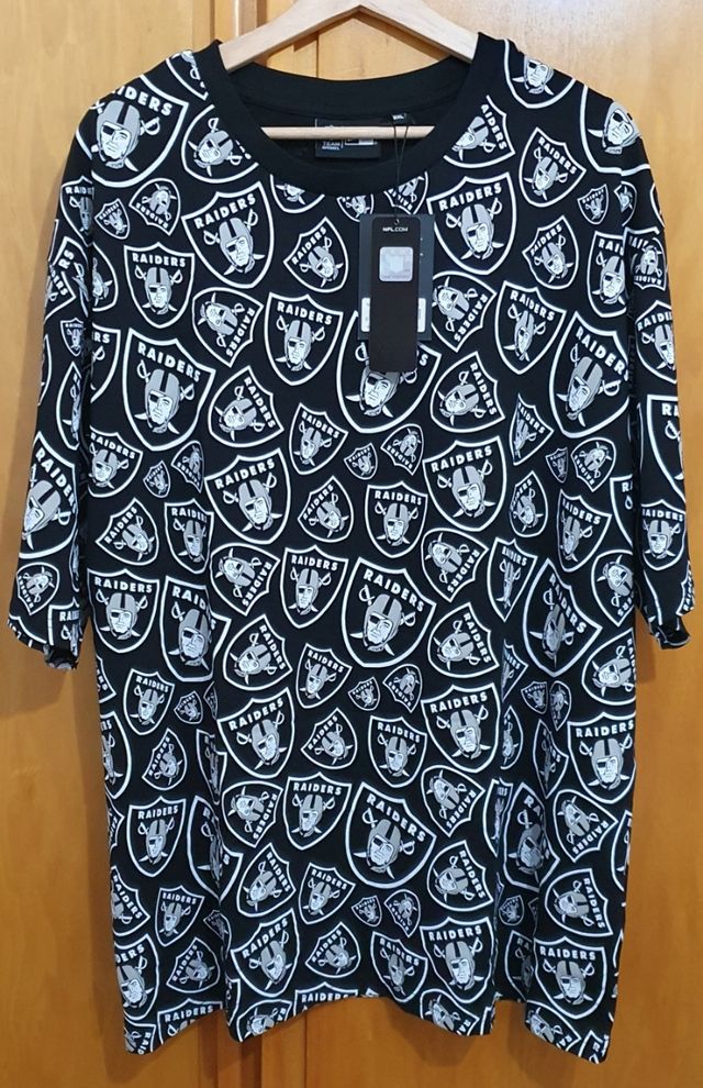 CAMISETA RAIDERS ORIGINAL A ESTRENAR XXL DE U.S.A
