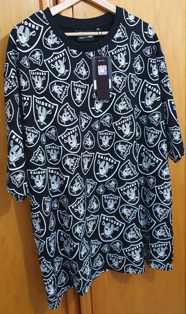 CAMISETA RAIDERS ORIGINAL A ESTRENAR XXL DE U.S.A