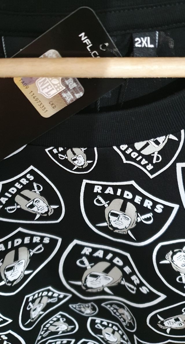 CAMISETA RAIDERS ORIGINAL A ESTRENAR XXL DE U.S.A