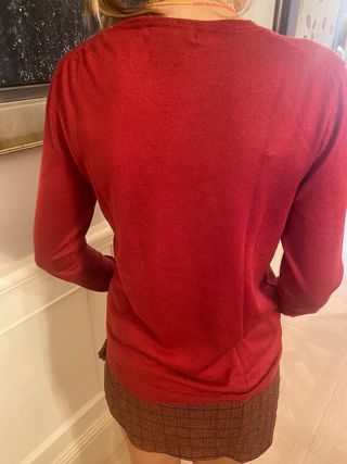 Jersey rojo Zara talla M