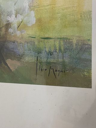 Pintura del arte del pintor Silvio Magni