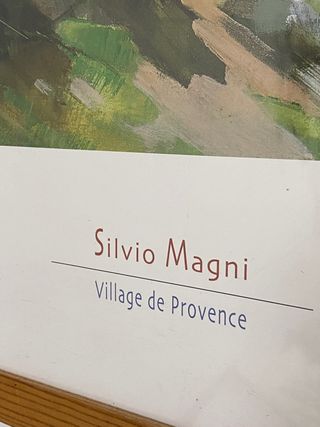 Pintura del arte del pintor Silvio Magni