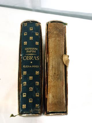 Obras Giovanni Papini y Somerset Maugham 1961