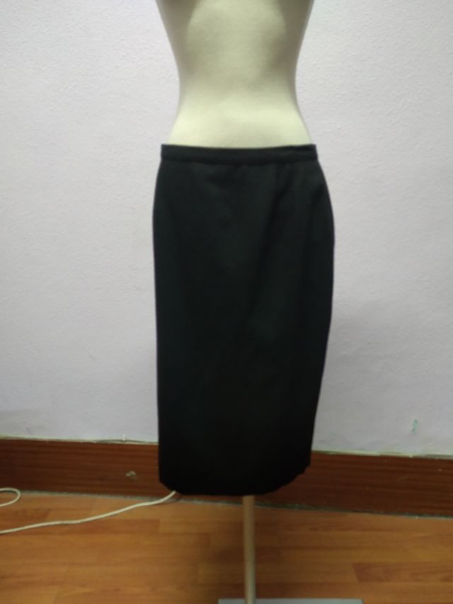 Traje Falda Negro Pierre Cardin