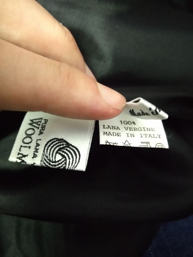 Traje Falda Negro Pierre Cardin