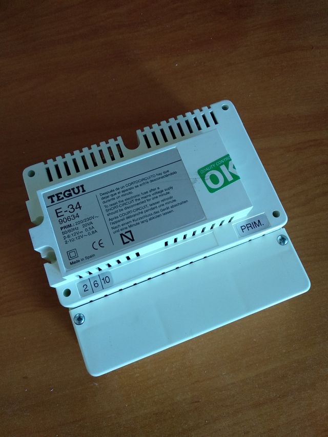 alimentación tegui e-34