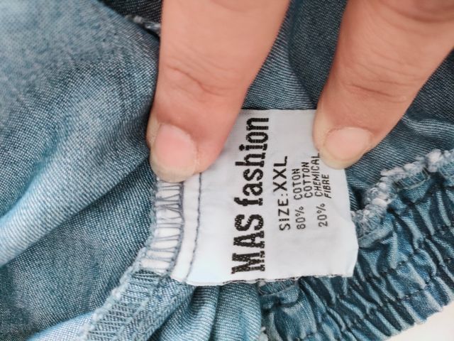 mono vaquero premamá talla xxl