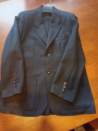 Chaqueta de vestir niño azul marino.T 9/10