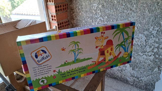 balancin jirafa madera nuevo a estrenar