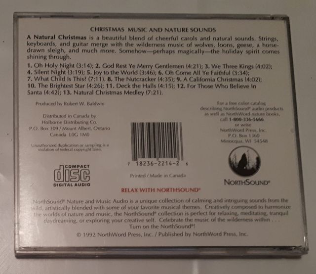 CD A natural christmas 1992