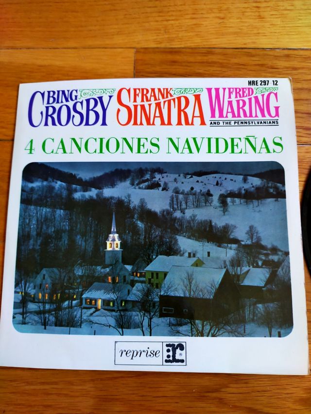 disco vinilo 4 canciones navideñas