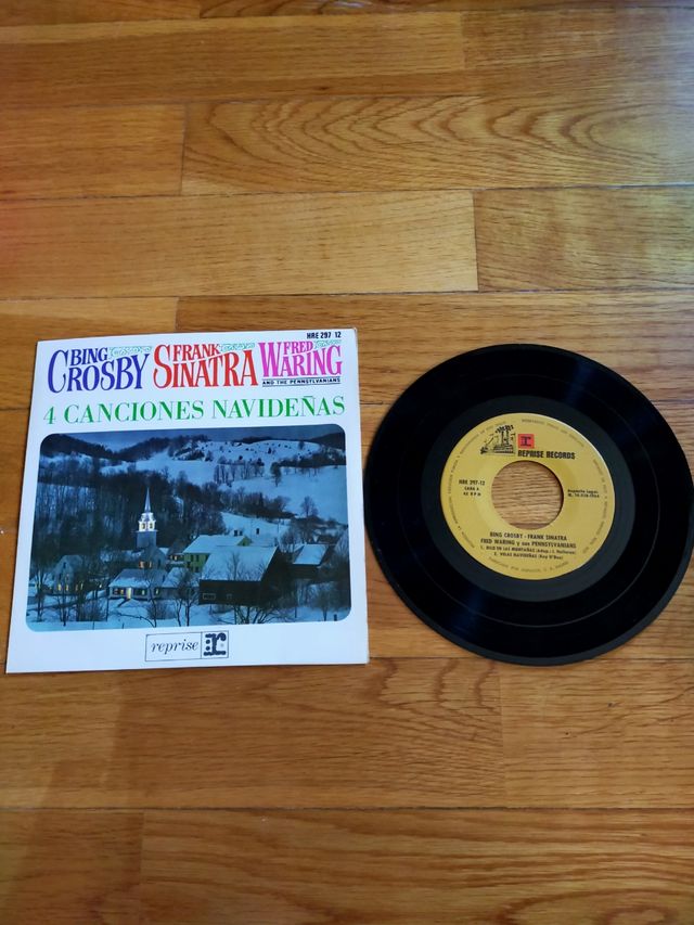 disco vinilo 4 canciones navideñas