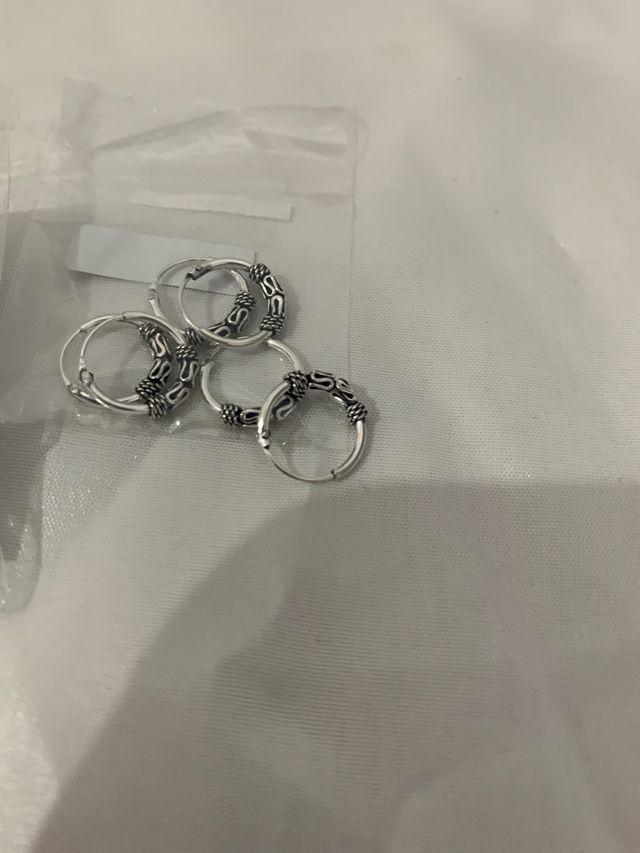 Pendientes  plata de ley